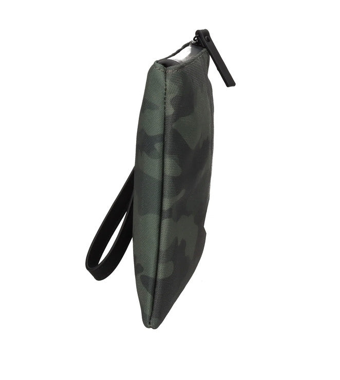 Borsa uomo pochette everyday in nylon Sun 68 verde militare scuro B27SU18 Y46118
