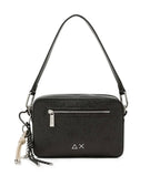 Borsa donna a mano/ tracolla Sun 68 camera bag glitter nero B27SU13 Y46231
