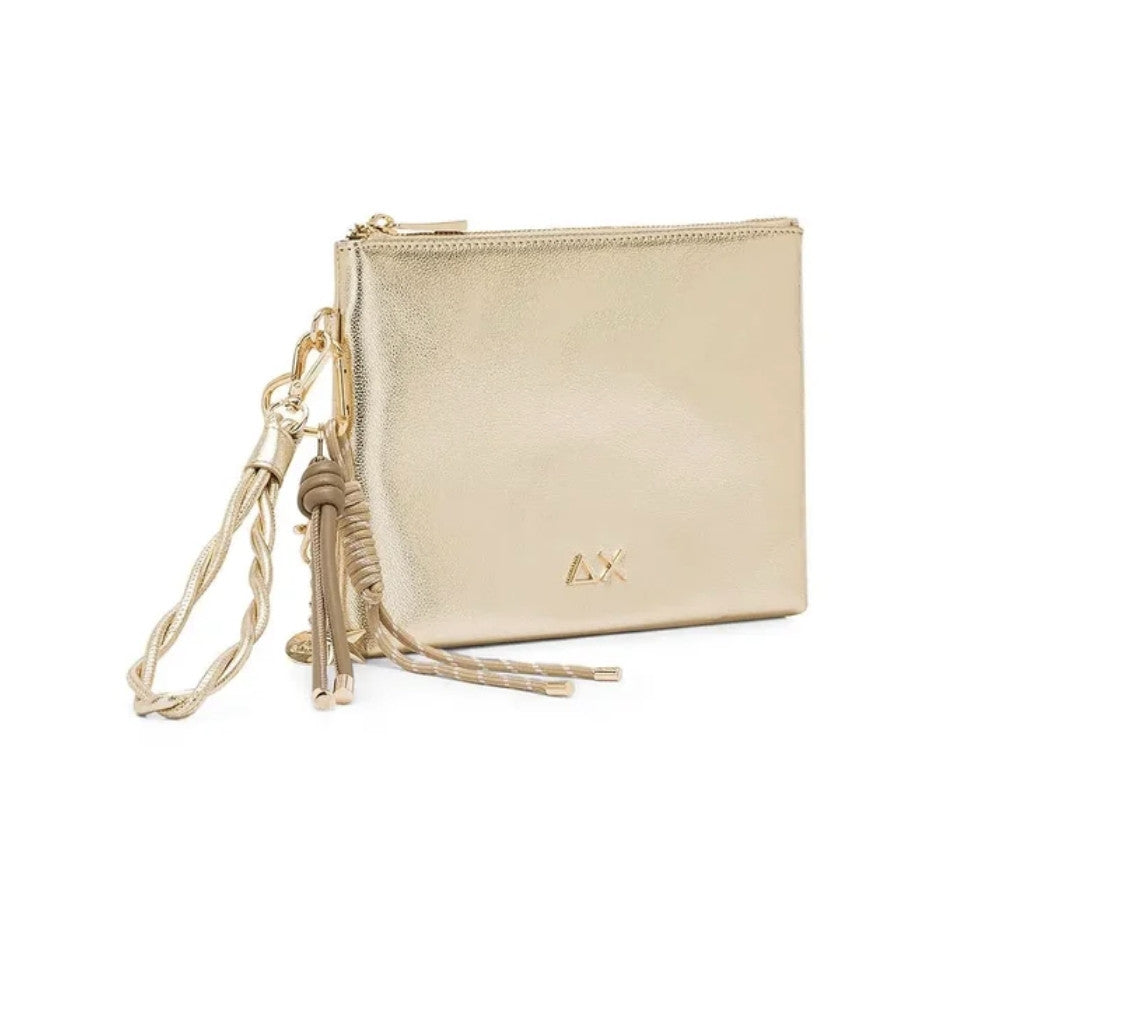 Borsa donna Sun 68 Pochette ecopelle metallic oro B27SU17 Y46212