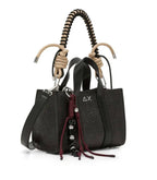 Borsa donna Sun 68 a mano/ tracolla mini bag glitter nero B27SU14 Y46233