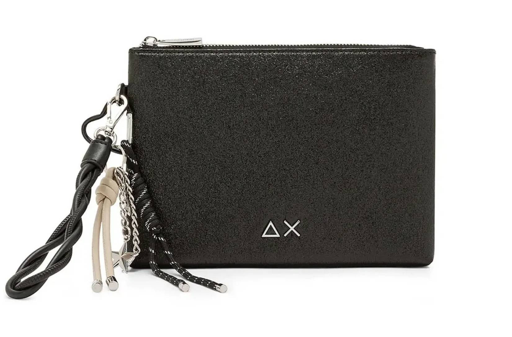 Borsa donna Sun 68 Pochette glitter nero B27SU15 Y46230