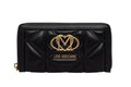 Portafoglio donna Love Moschino zip around trapuntata nero A27MO01 JC5644PP1PLC0000