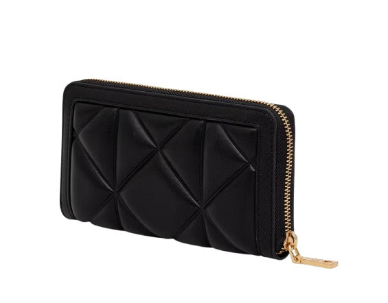 Portafoglio donna Love Moschino zip around trapuntata nero A27MO01 JC5644PP1PLC0000