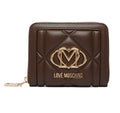 Portafoglio donna Love Moschino zip around marrone A27MO04 JC5641PP1PLC0300