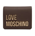 Portafoglio donna Love Moschino a libretto in ecopelle marrone A27MO08 JC5612PP1PKD0300