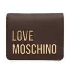 Portafoglio donna Love Moschino a libretto in ecopelle marrone A27MO08 JC5612PP1PKD0300