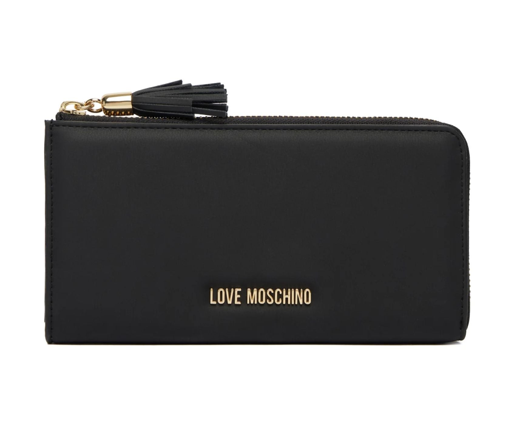 Portafoglio donna Love Moschino con zip nero A27MO09 JC5690PP1PKD0000