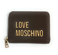 Portafoglio donna Love Moschino zip around small marrone A27MO07 JC5613PP1PKD0300