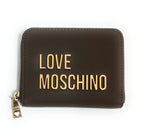 Portafoglio donna Love Moschino zip around small marrone A27MO07 JC5613PP1PKD0300