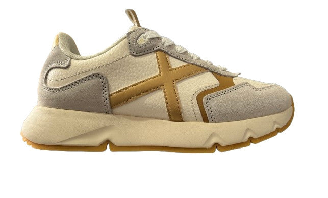 Sneaker donna Munich Mamba 16 bianco/ oro D27MU04 4191016