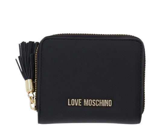 Portafoglio donna Love Moschino con zip nero A27MO11 JC5689PP1PKD0000