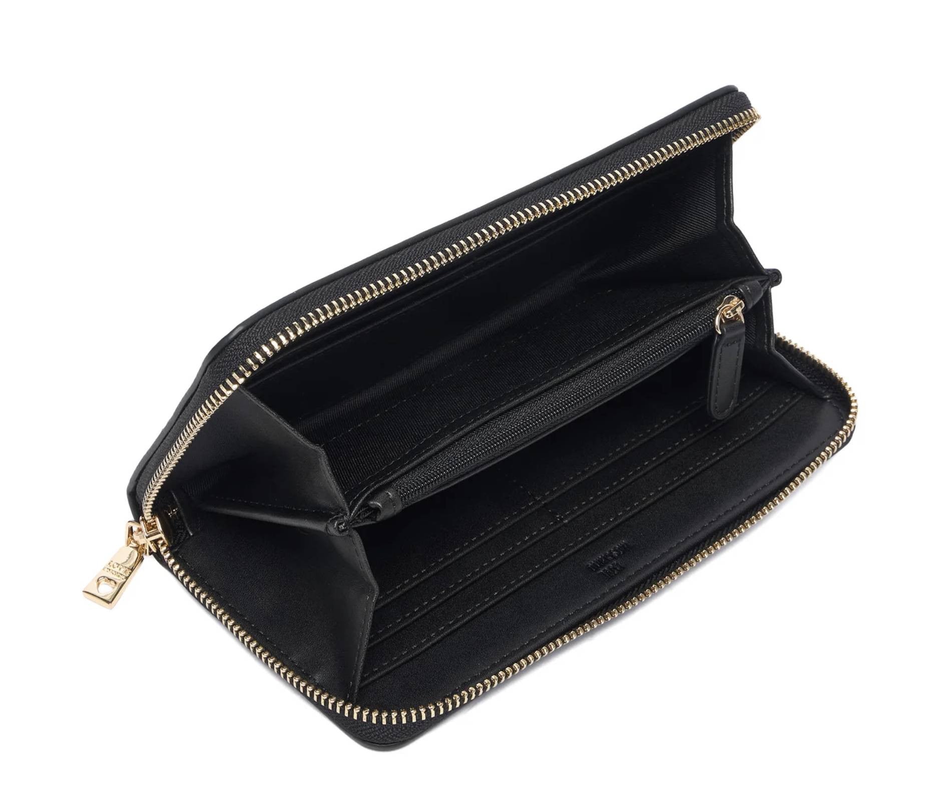 Portafoglio donna Love Moschino zip around nero A27MO13 JC5500PP1PLE0000