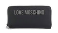 Portafoglio donna Love Moschino zip around nero/ nichel A27MO17 JC5611PP1PKD000B