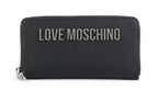 Portafoglio donna Love Moschino zip around nero/ nichel A27MO17 JC5611PP1PKD000B
