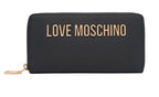 Portafoglio donna Love Moschino zip around nero/ oro A27MO23 JC5611PP1PKD0000