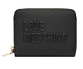 Portafoglio donna Love Moschino small zip around nero A27MO15 JC5502PP1PLE0000