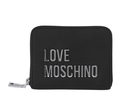 Portafoglio donna Love Moschino zip around small nero A27MO19 JC5613PP1PKD000B