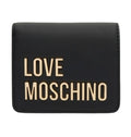 Portafoglio donna Love Moschino a libretto in ecopelle nero/oro A27MO20 JC5612PP1PKD0000