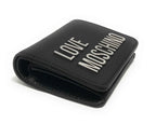 Portafoglio donna Love Moschino a libretto in ecopelle nero/nickel A27MO21 JC5612PP1PKD000B