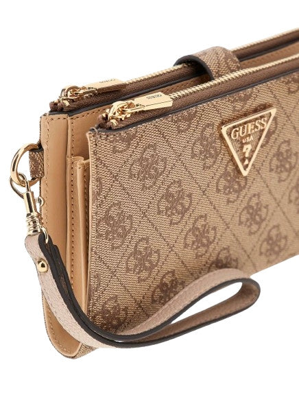 Portafoglio Guess Laurel II SLG latte logo A27GU26 SG7459157