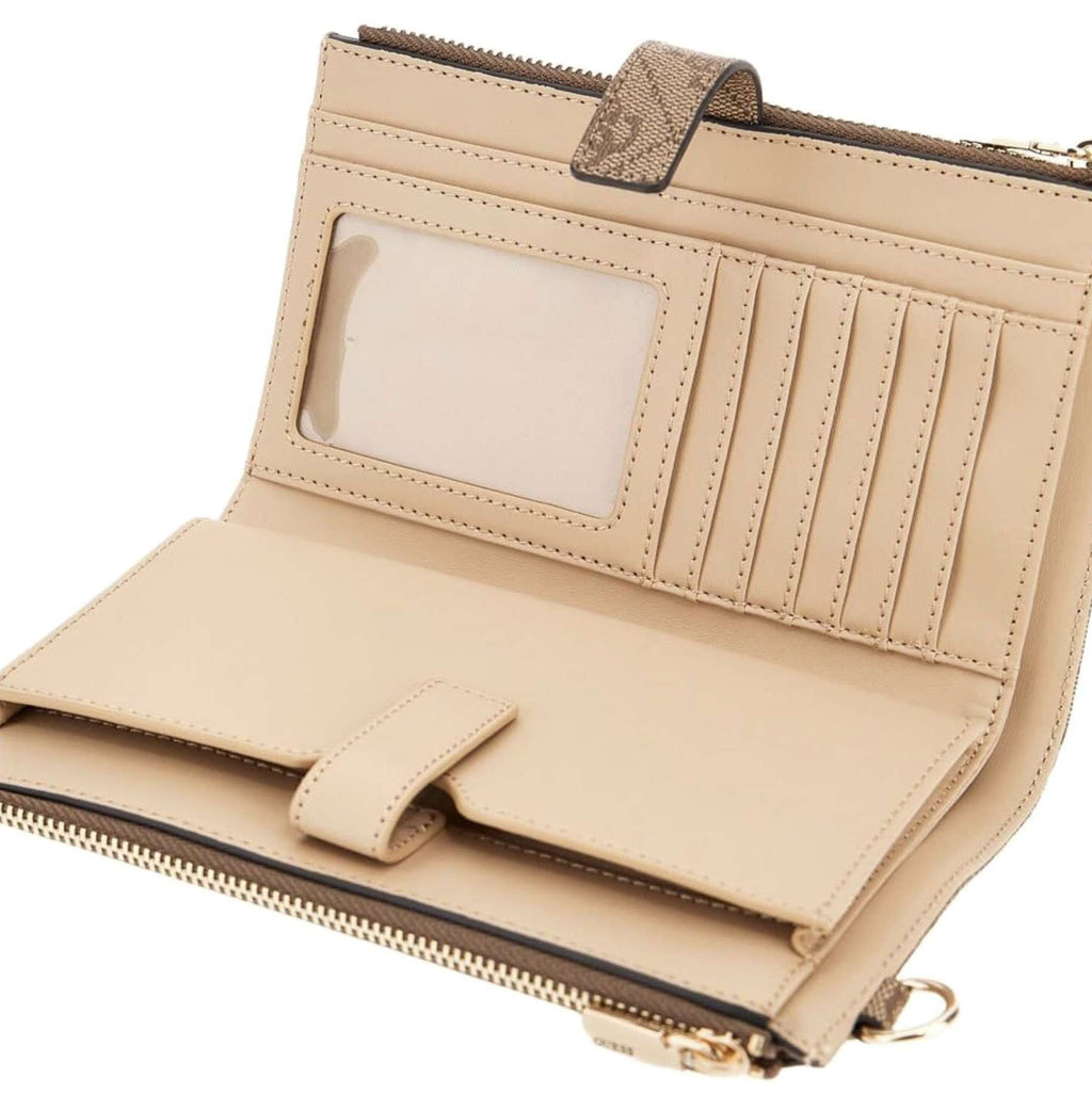 Portafoglio Guess Laurel II SLG latte logo A27GU26 SG7459157