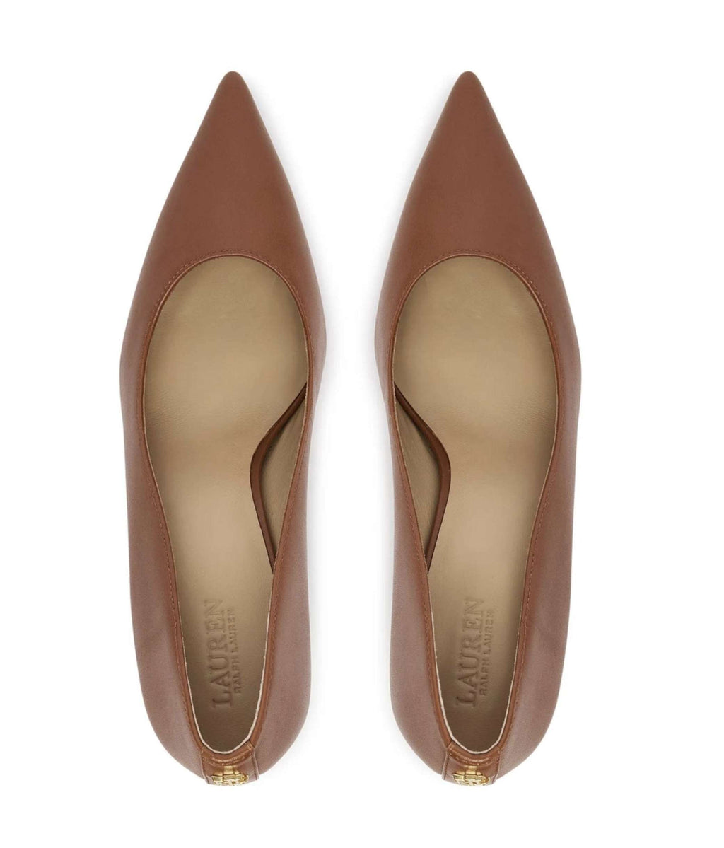 Scarpe donna Lauren Ralph Lauren Decolletè Lanette suede lauren tan D27RL08 802P09031002