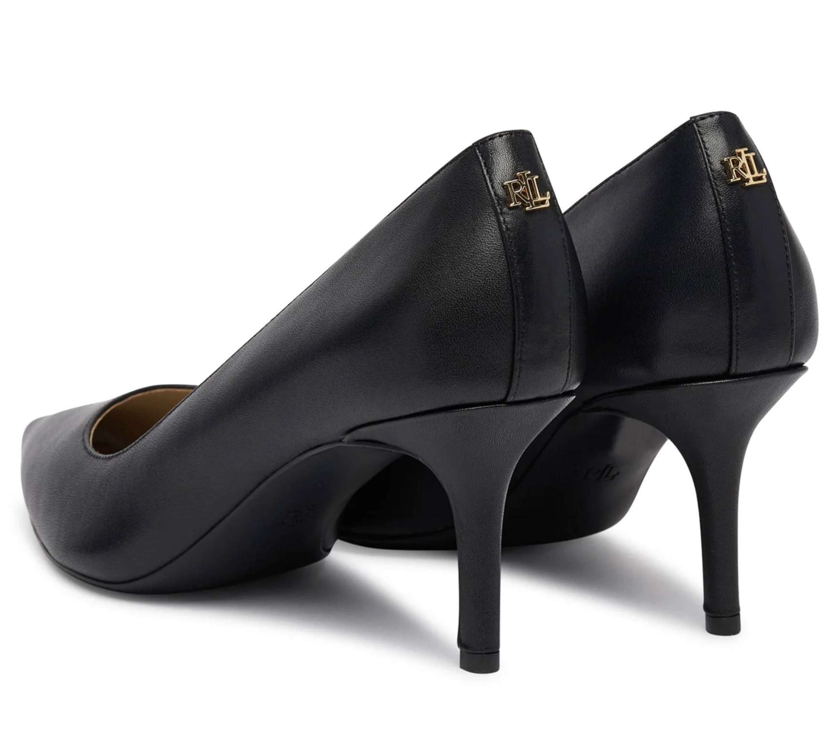 Scarpe donna Lauren Ralph Lauren Decolletè Lanette suede black D27RL09 802P09031001