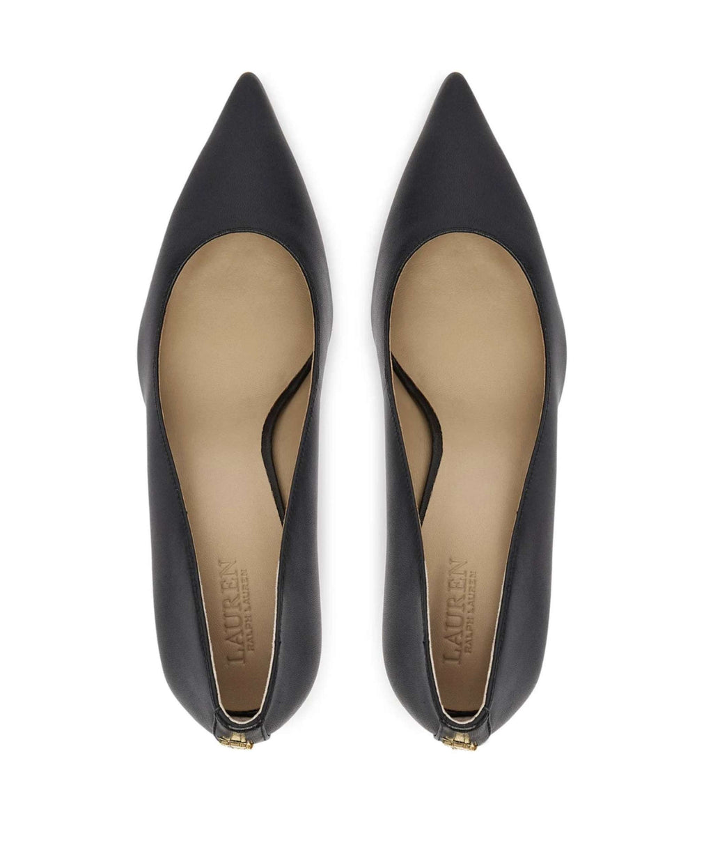 Scarpe donna Lauren Ralph Lauren Decolletè Lanette suede black D27RL09 802P09031001