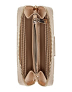 Portafoglio donna Guess Melody medium zip around light taupe A27GU33 BG9735140