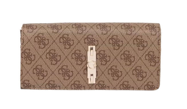 Portafoglio donna Guess Yvonne slg latte logo A27GU41 SG2378155