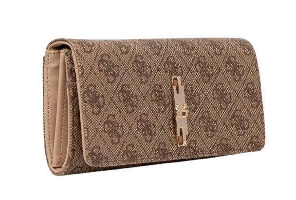 Portafoglio donna Guess Yvonne slg latte logo A27GU41 SG2378155