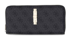 Portafoglio donna Guess zip around Yvonne SLG coal logo A27GU38 SG2378146
