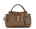 Borsa donna Guess a mano/tracolla Yvonne latte logo B27GU140 SG237806