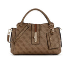 Borsa donna Guess a mano/tracolla Yvonne latte logo B27GU140 SG237806
