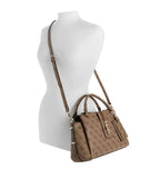 Borsa donna Guess a mano/tracolla Yvonne latte logo B27GU140 SG237806