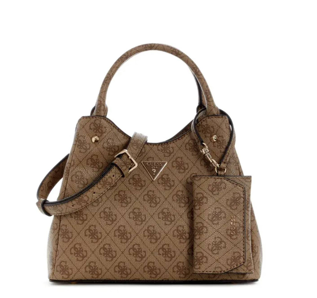 Borsa donna Guess a mano/spalla Lorella latte logo B27GU145 SG248422
