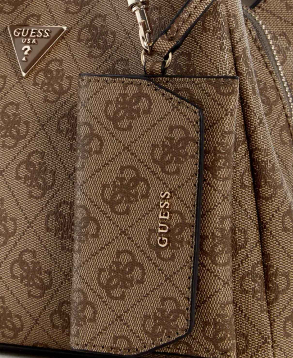 Borsa donna Guess a mano/spalla Lorella latte logo B27GU145 SG248422