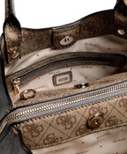 Borsa donna Guess a mano/spalla Lorella latte logo B27GU145 SG248422
