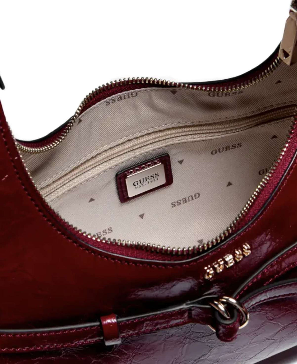 Borsa donna Guess hobo Taylor mini red B27GU147 TG232577
