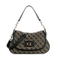 Borsa donna Guess Samantha Flap Shoulder bag black logo B27GU159 JT231319