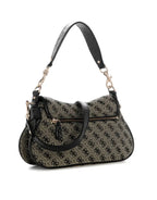 Borsa donna Guess Samantha Flap Shoulder bag black logo B27GU159 JT231319
