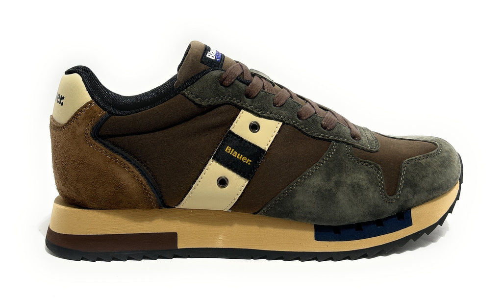 Scarpe Blauer sneaker Queens brown/ military U27BU08 F6QUEENS01/WAX