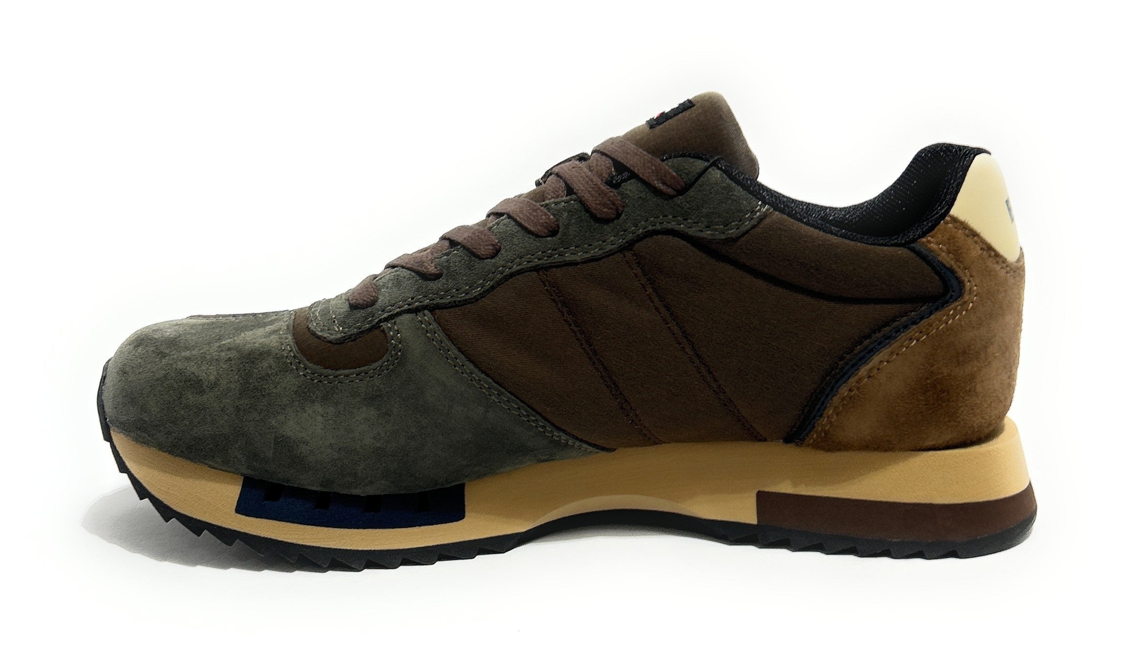 Scarpe Blauer sneaker Queens brown/ military U27BU08 F6QUEENS01/WAX