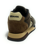Scarpe Blauer sneaker Queens brown/ military U27BU08 F6QUEENS01/WAX