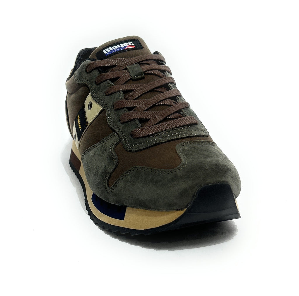 Scarpe Blauer sneaker Queens brown/ military U27BU08 F6QUEENS01/WAX