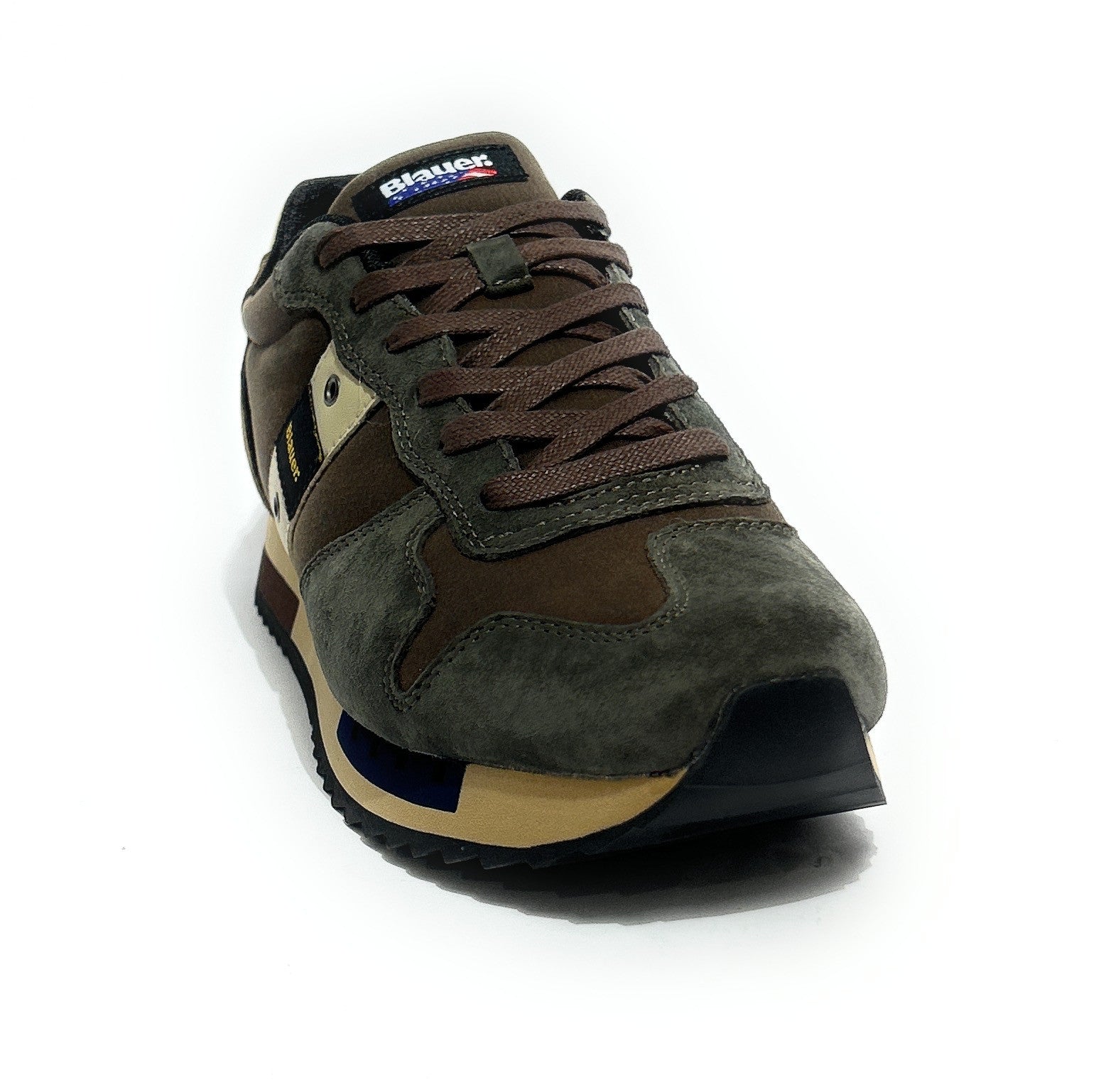 Scarpe Blauer sneaker Queens brown/ military U27BU08 F6QUEENS01/WAX