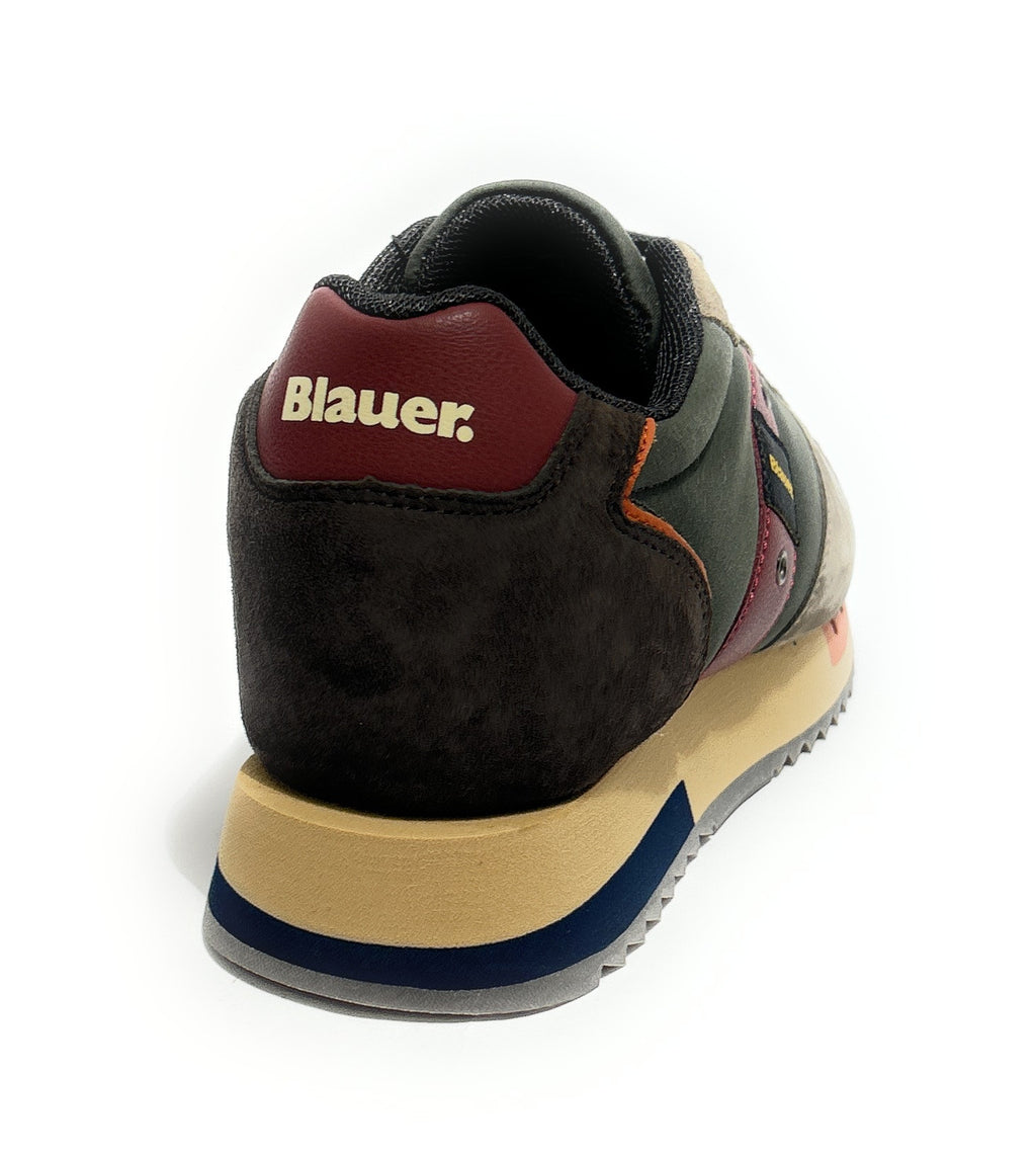 Scarpe Blauer sneaker Queens green/ taupe U27BU09 F6QUEENS01/WAX