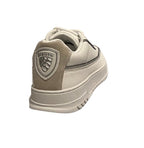 Scarpe uomo Blauer sneaker in pelle bianco U27BU13 F6BYRAM12/LEA