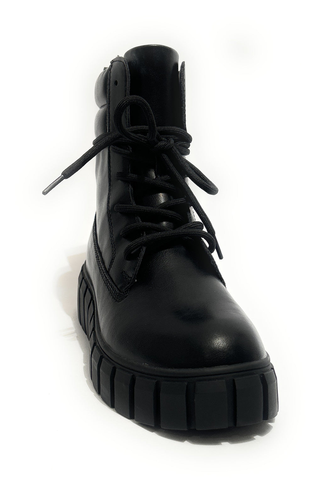 Scarpe donna Gold&gold anfibio in ecopelle nero D27GG16 GB1141