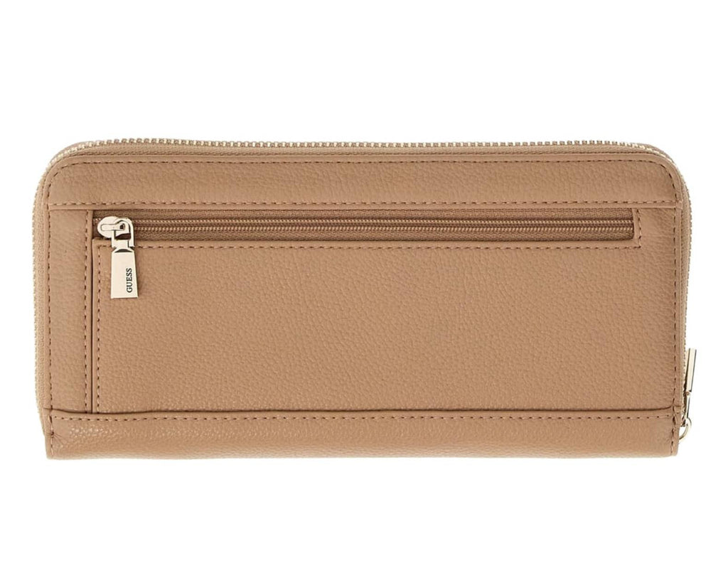 Portafoglio donna Guess Isola SLG zip around beige A27GU48 BG9905146